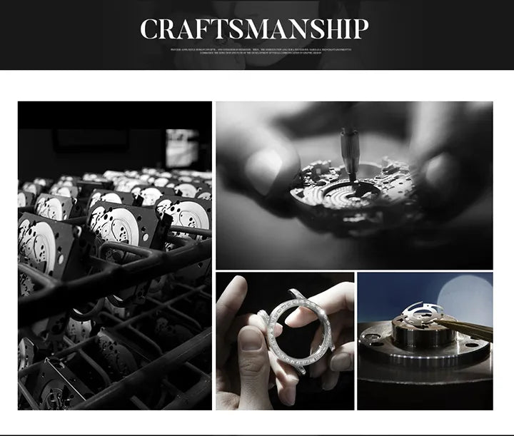 Luxury Fashion Men Original Automatic Watch Man Brand Mark Fairwhale Sports Tonneau Skeleton Mechanical Wrist Watches Reloj 2023