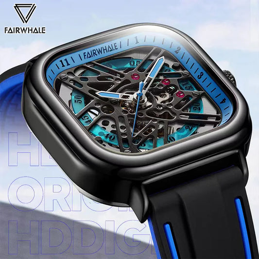 Famous Brand Mark Fairwhale Fashion Luxury Men's Watches Sports Waterproof Automatic Mechanical Wristwatch Boy Reloj Hombre 2023